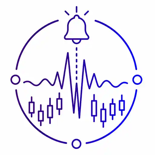 Alert bell above a fluctuating price chart illustrating event-driven market volatility.